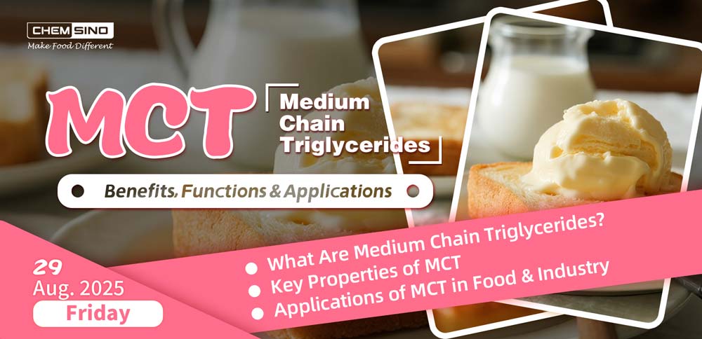 Medium Chain Triglycerides (MCT), MCT in food industry, functional foods with MCT